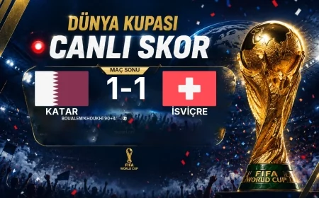 CANLI SKOR - Dünya Kupası: Katar 1 - İsviçre 1 (Maç devam ediyor)