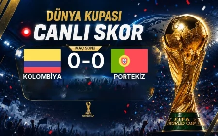 2026 Dünya Kupası Grup K maçı | Kolombiya 0-0 Portekiz sonucu