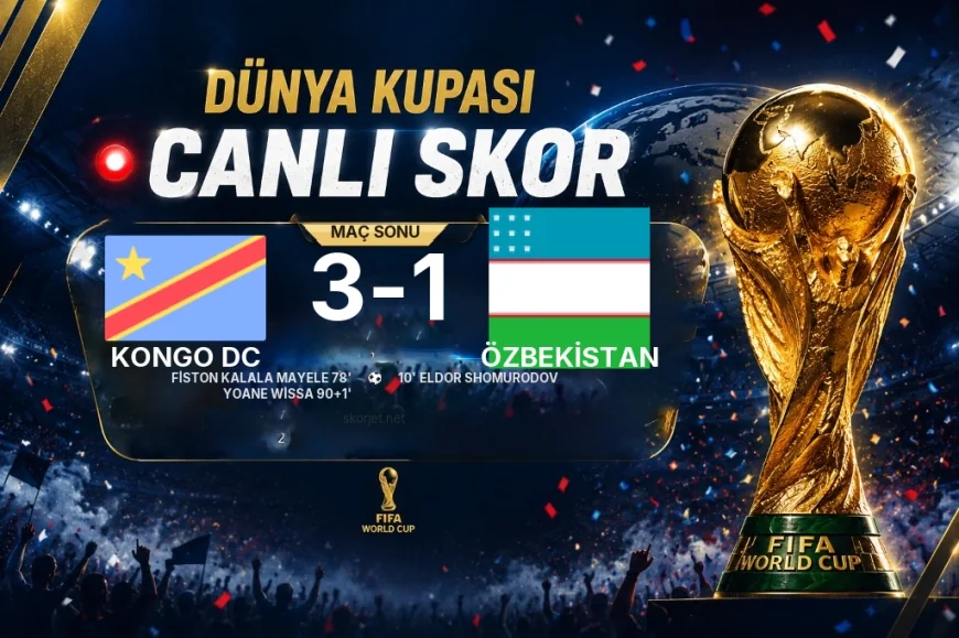 Kongo DC - Özbekistan 3-1 | Maç raporu