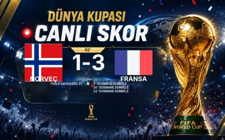 CANLI SKOR - Dünya Kupası: Norveç 1 - Fransa 3 (Maç devam ediyor)