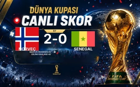 CANLI SKOR - Dünya Kupası: Norveç 2 - Senegal 0 (Maç devam ediyor)