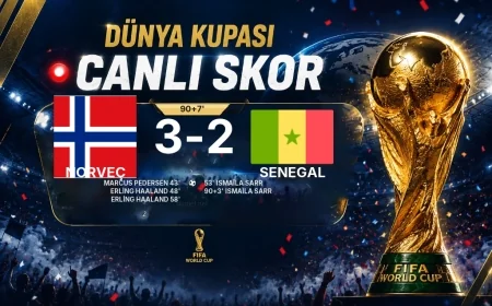 CANLI SKOR - Dünya Kupası: Norveç 3 - Senegal 2 (Maç devam ediyor)