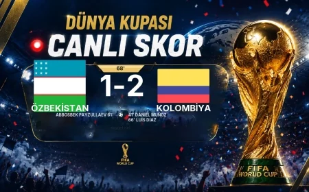 GOL | Özbekistan 1-1 Kolombiya — Abbosbek Fayzullaev (61. dakika)