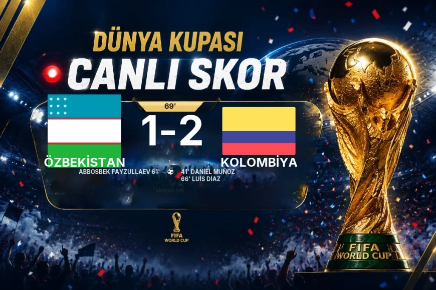 GOL | Özbekistan 1-2 Kolombiya — Luis Díaz (66. dakika)