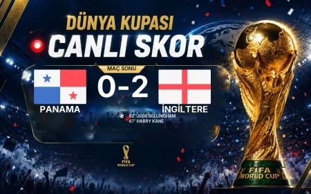 Maç sonucu: Panama 0-2 İngiltere