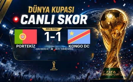 Portekiz - Kongo DC 1-1 | Maç raporu