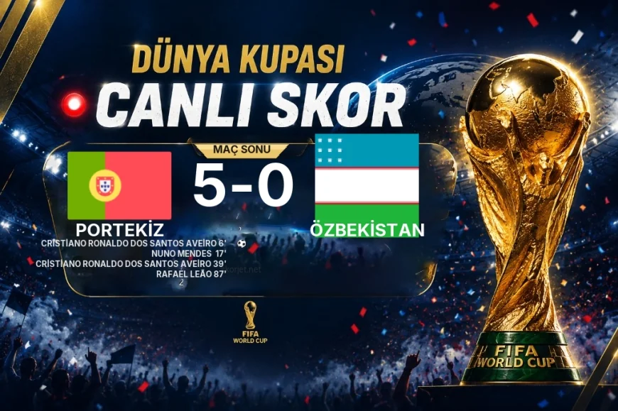 Portekiz 5-0 Özbekistan — Dünya Kupası maç sonucu