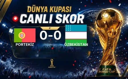 MAÇ BAŞLADI | Portekiz - Özbekistan