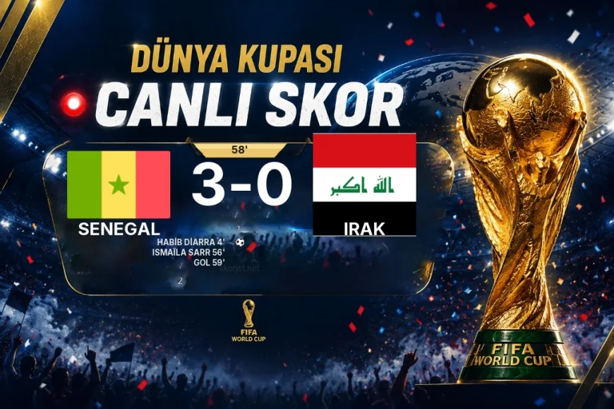 GOL | Senegal 1-0 Irak — Habib Diarra (4. dakika)