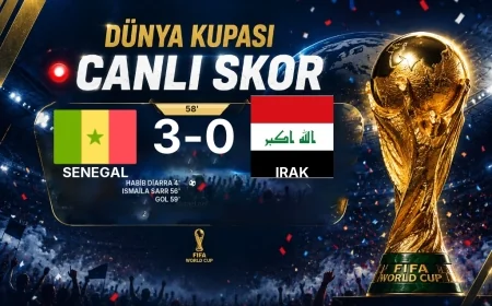 GOL | Senegal 1-0 Irak — Habib Diarra (4. dakika)