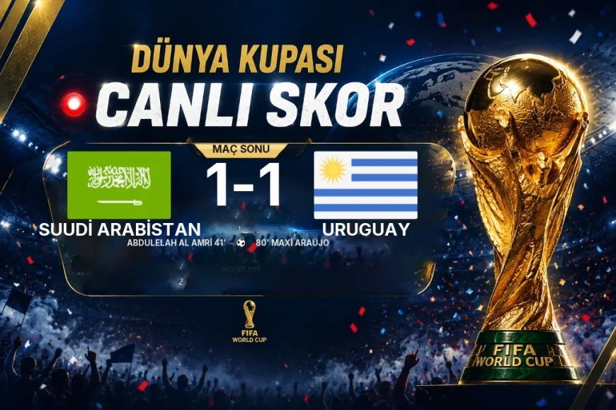 Suudi Arabistan - Uruguay 1-1 | Maç raporu