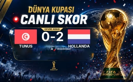 GOL | Tunus 1-1 Hollanda — Brian Brobbey (7. dakika)