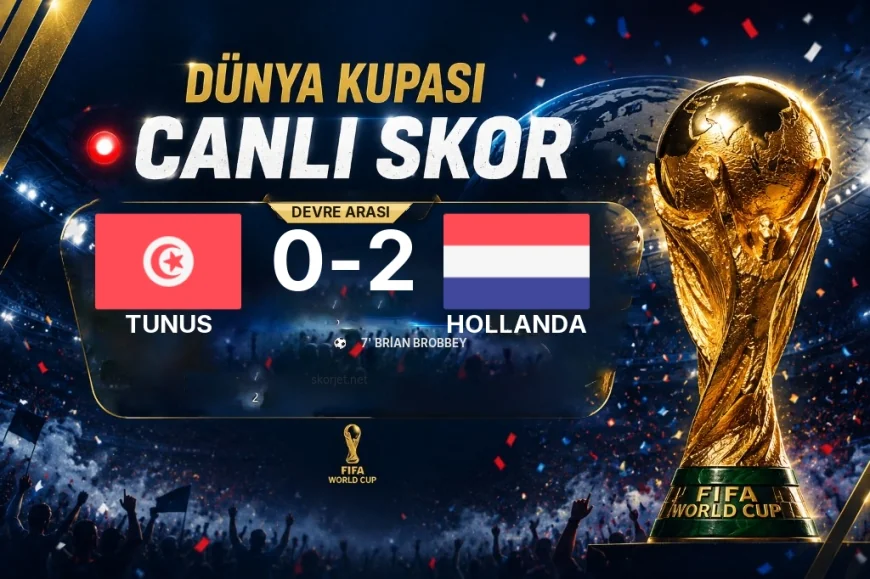 MAÇ BAŞLADI | Tunus - Hollanda