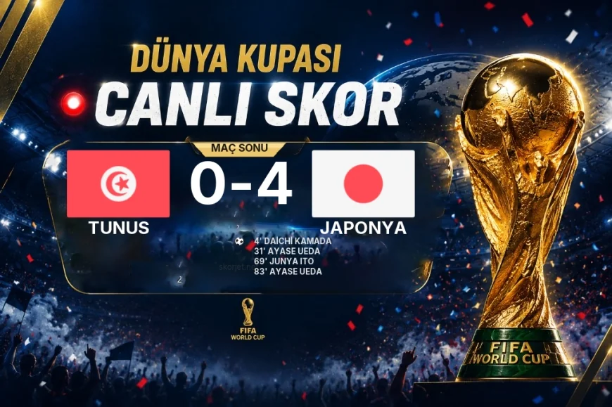 Dünya Kupası: Tunus 0-4 Japonya maç özeti