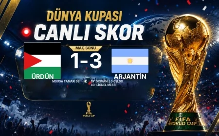 Ürdün 1-3 Arjantin — Dünya Kupası maç sonucu
