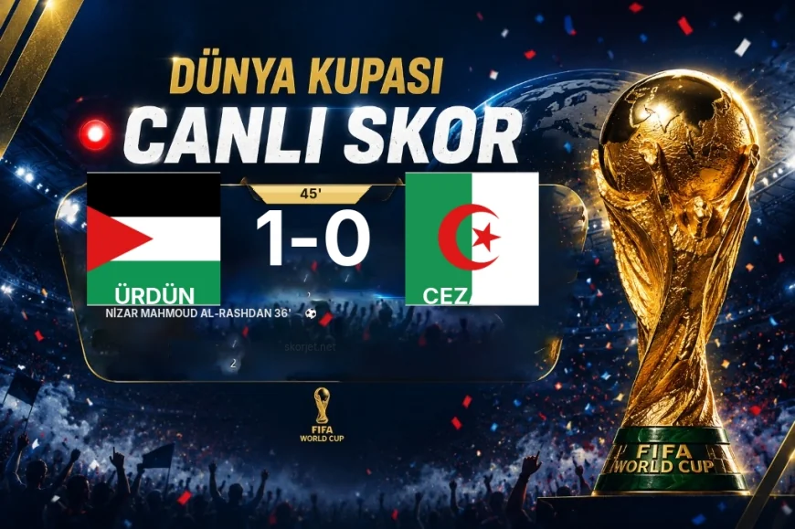 GOL | Ürdün 1-0 Cezayir — Nizar Mahmoud Al-Rashdan (36. dakika)