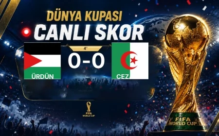 MAÇ BAŞLADI | Ürdün - Cezayir