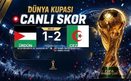 CANLI SKOR - Dünya Kupası: Ürdün 1 - Cezayir 2 (Maç devam ediyor)