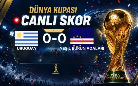 MAÇ BAŞLADI | Uruguay - Yeşil Burun Adaları
