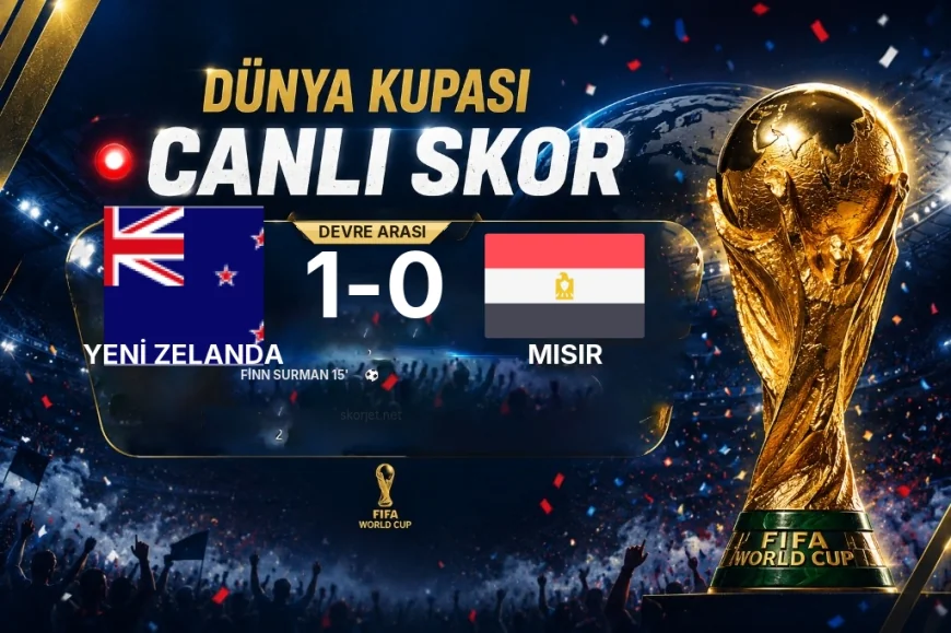 GOL | Yeni Zelanda 1-0 Mısır — Finn Surman (15. dakika)