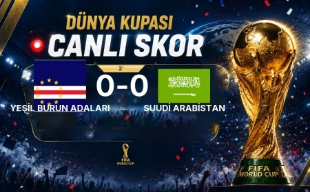 MAÇ BAŞLADI | Yeşil Burun Adaları - Suudi Arabistan