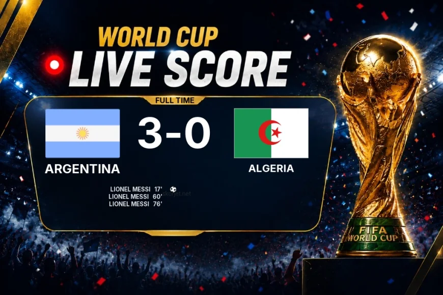 World Cup: Argentina 3-0 Algeria — match report