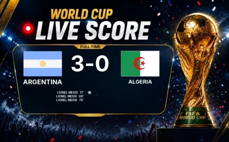 World Cup: Argentina 3-0 Algeria — match report
