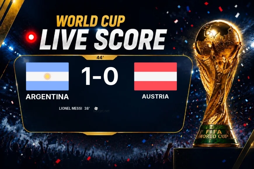 LIVE SCORE - World Cup: Argentina 1 - 0 Austria (Match in progress)