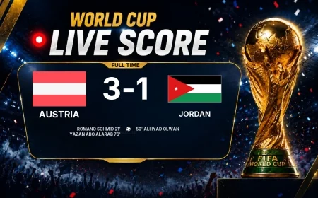 Full-time: Austria 3-1 Jordan