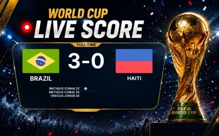2026 FIFA World Cup | Brazil 3-0 Haiti result