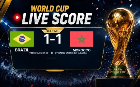 Brazil - Morocco 1-1 | Full-time report