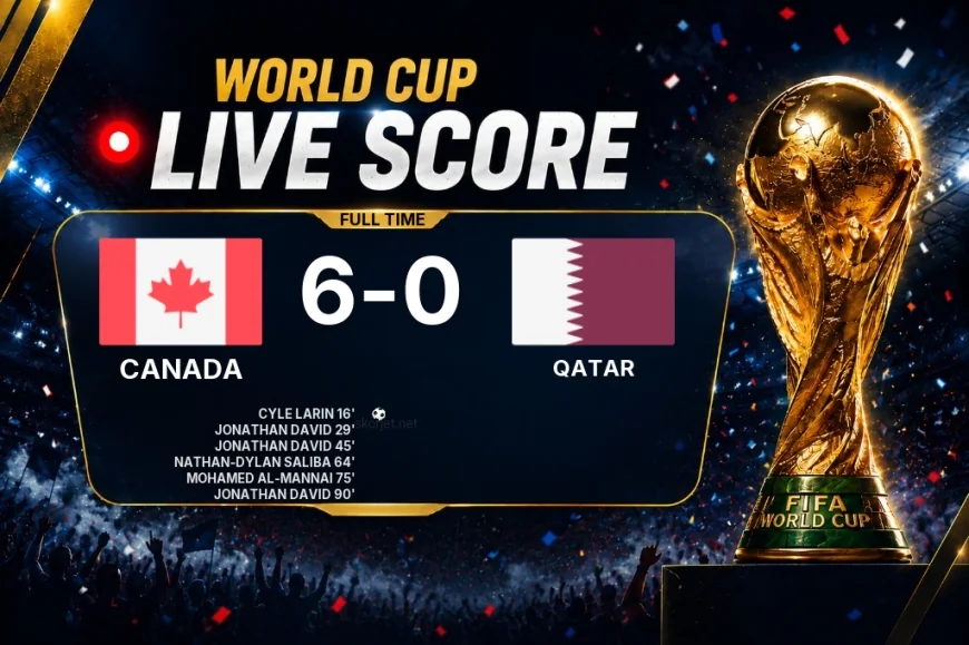 World Cup: Canada 6-0 Qatar — match report