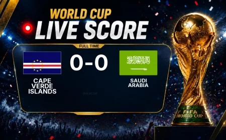 Full-time: Cape Verde Islands 0-0 Saudi Arabia