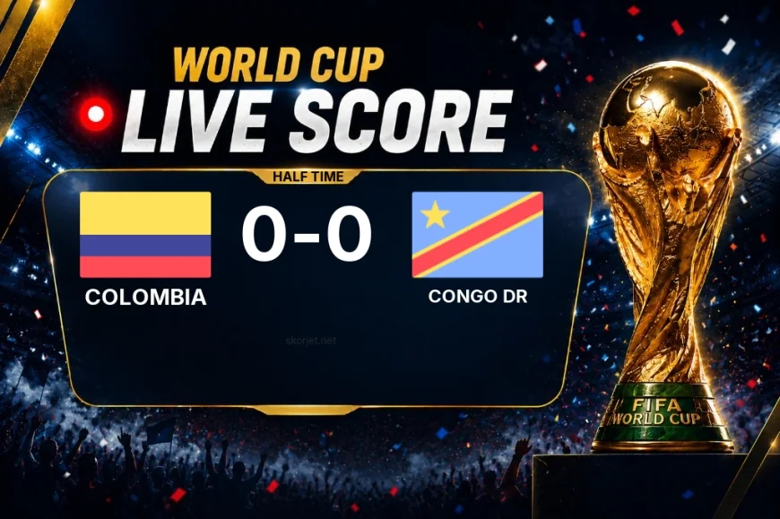 World Cup: Colombia 0-0 Congo DR at half-time
