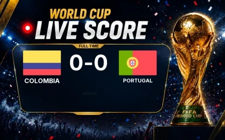 2026 FIFA World Cup | Colombia 0-0 Portugal result