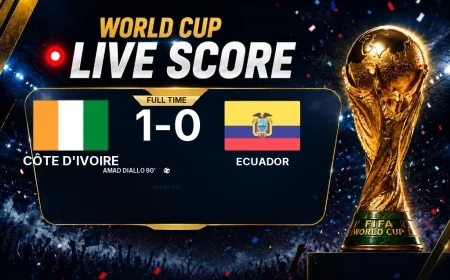 2026 FIFA World Cup | Côte d'Ivoire 1-0 Ecuador result