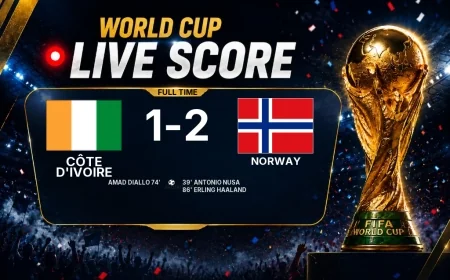 World Cup: Côte d'Ivoire 1-2 Norway - match report