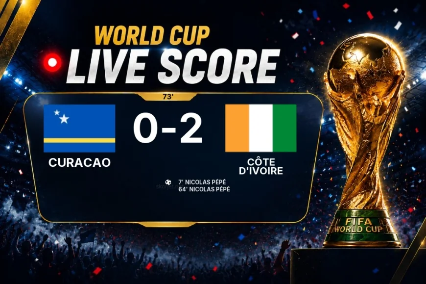 LIVE SCORE - World Cup: Curacao 0 - 2 Côte d'Ivoire (Match in progress)