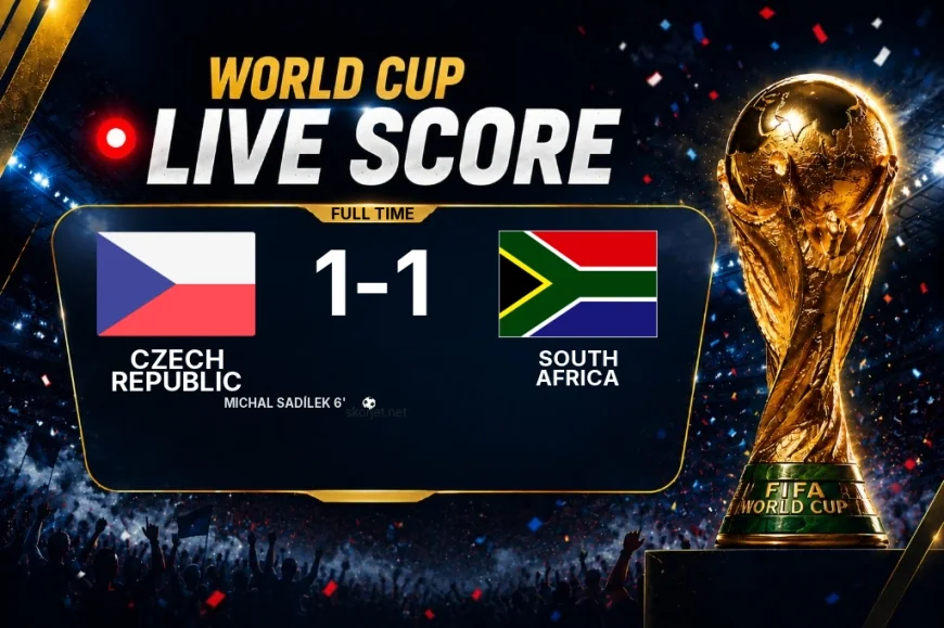 Czech Republic 1-1 South Africa — World Cup full-time score