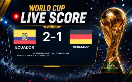 Ecuador - Germany 2-1 | Full-time report