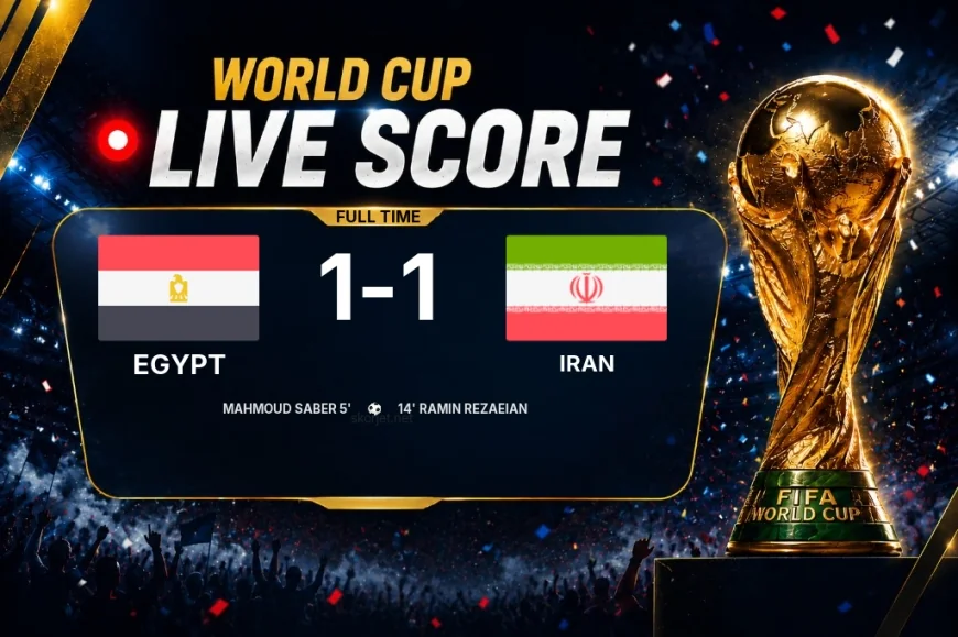 Egypt 1-1 Iran — World Cup full-time score