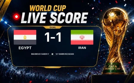 GOAL | Egypt 1-1 Iran — Ramin Rezaeian (14')