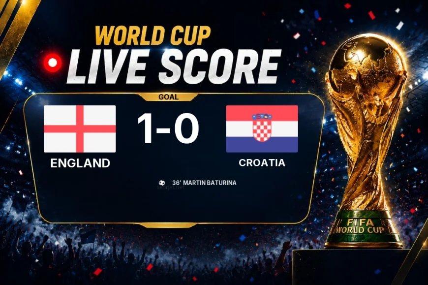 GOAL | England 1-0 Croatia — Harry Kane  (12')