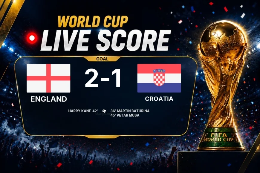 GOAL | England 2-1 Croatia — Harry Kane  (42')