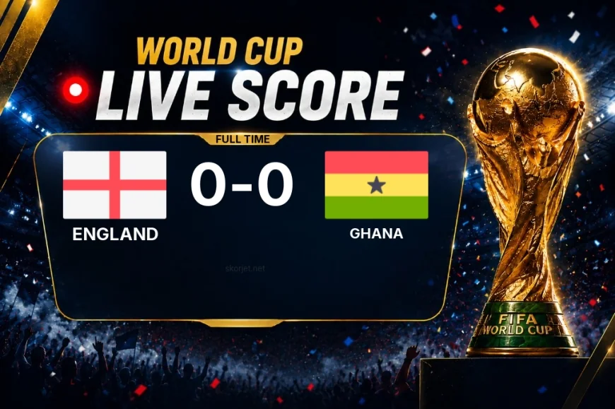 England 0-0 Ghana — World Cup full-time score