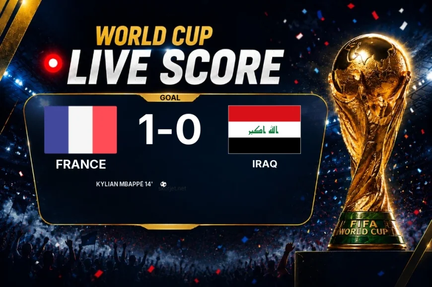 GOAL | France 1-0 Iraq — Kylian Mbappé (14')