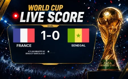 GOAL | France 1-0 Senegal — Kylian Mbappé (66')