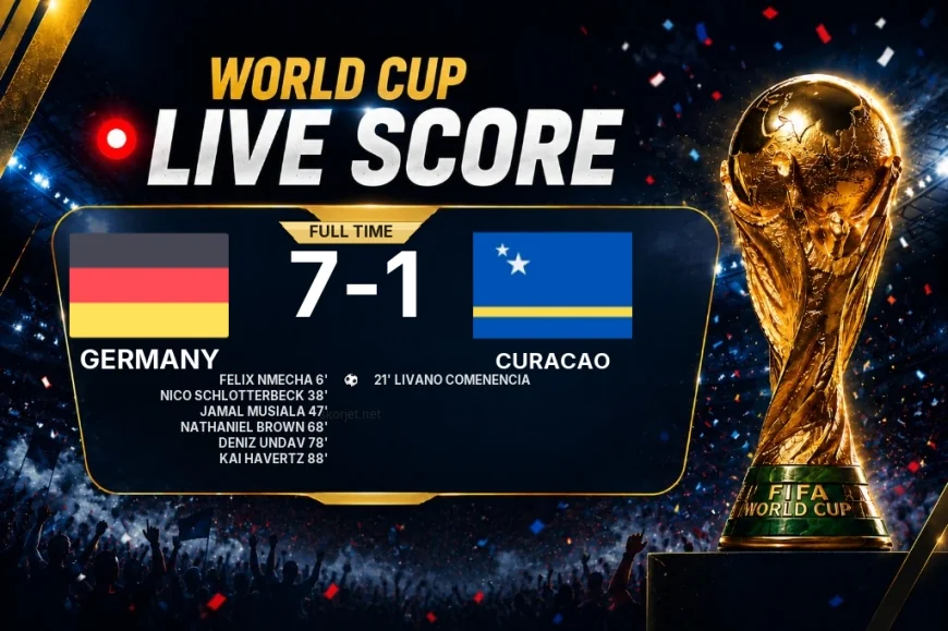 Germany 7-1 Curacao — World Cup full-time score