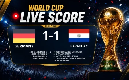 2026 FIFA World Cup | Germany 1-1 Paraguay result