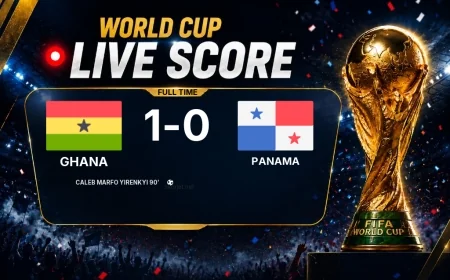 2026 FIFA World Cup | Ghana 1-0 Panama result